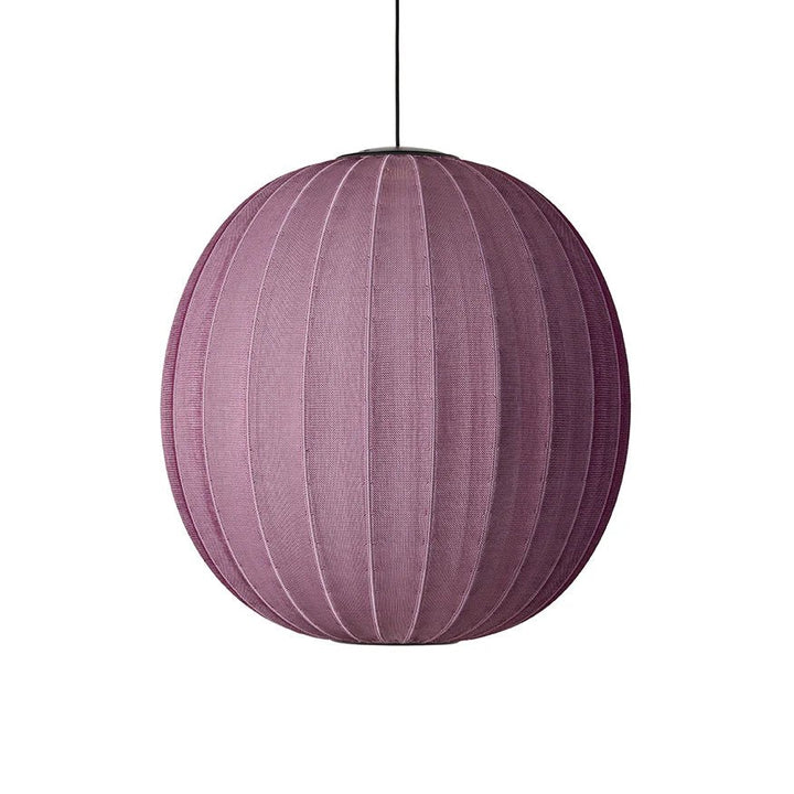 Knit Wit Pendant LED - Made by Hand Pendants - 75 - Burgundy - HORNE