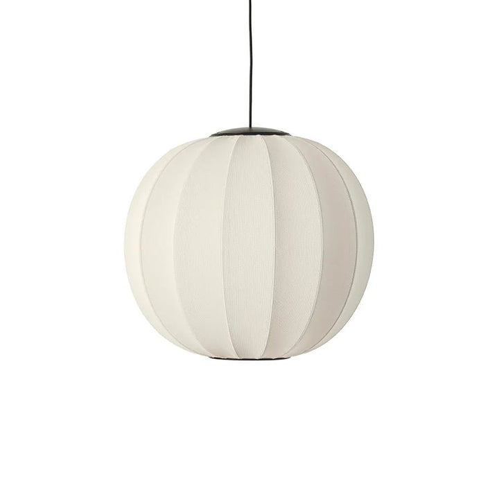 Knit Wit Pendant LED - Made by Hand Pendants - 60 - Pearl White - HORNE