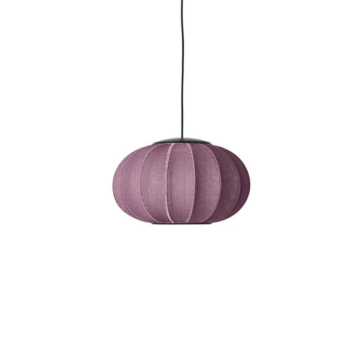 Knit Wit Pendant LED - Made by Hand Pendants - 45 - Burgundy - HORNE
