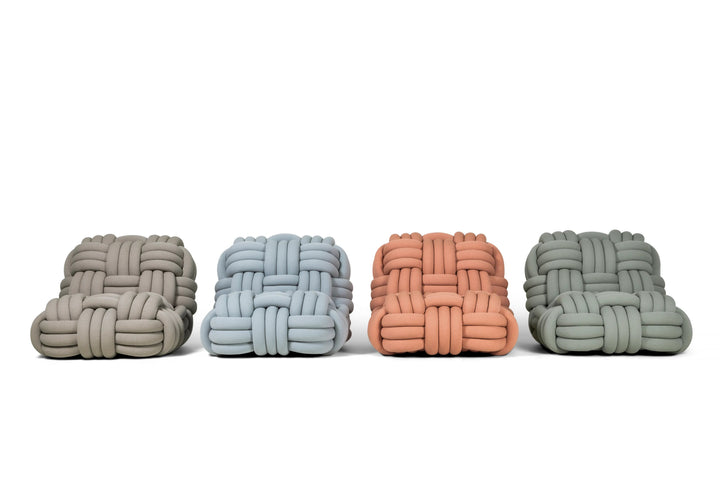 Knitty Lounge Chair - Moooi Chairs - Knitty Armchair Mosaic 2 0222 - HORNE