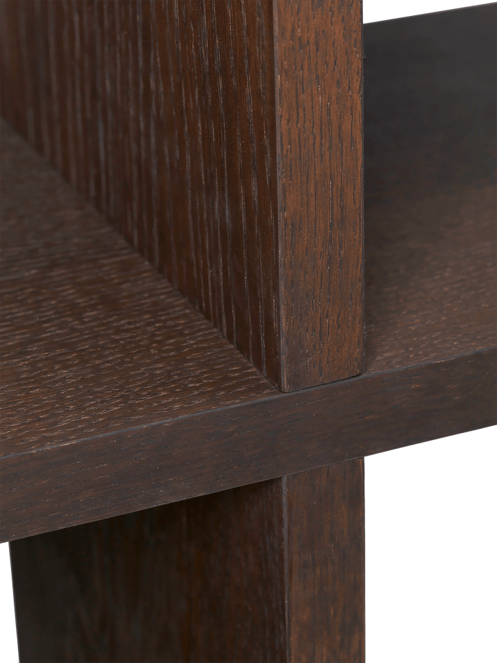 Kona Bookcase - 1x4 - Ferm Living - Shelving - Natural Oak Veneer - HORNE
