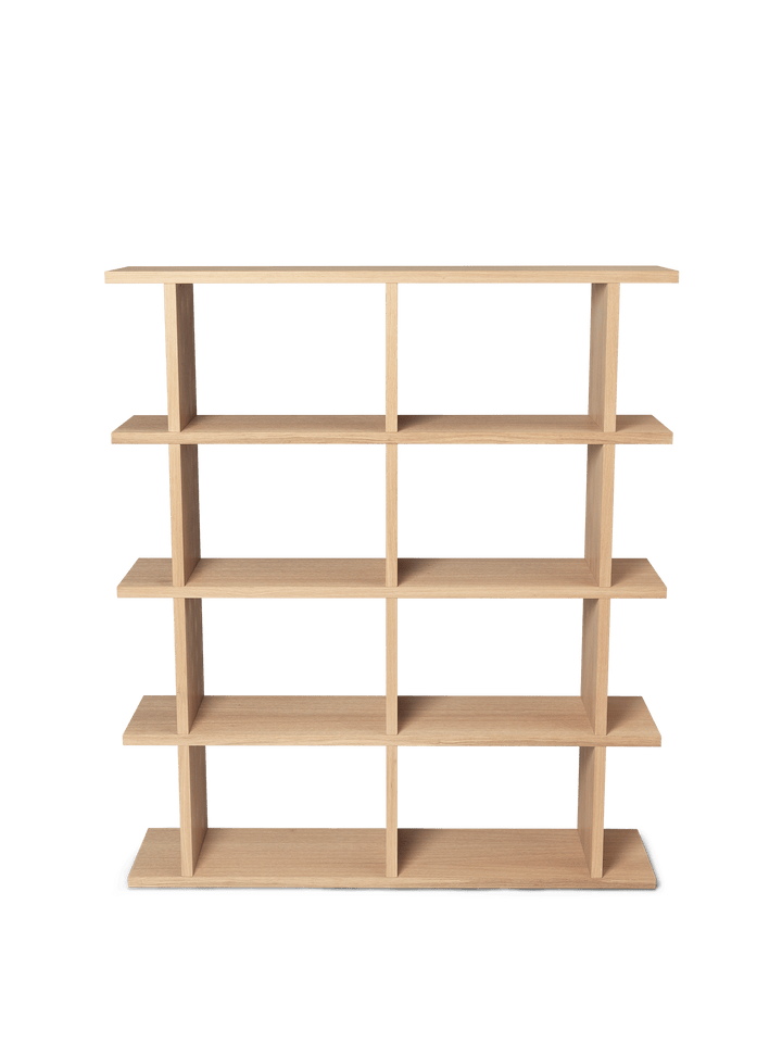 Kona Bookcase - 2x4 - Ferm Living - Shelving - Natural Oak Veneer - HORNE