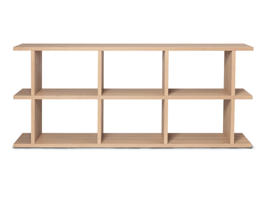 Kona Bookcase - 3x2 - Ferm Living - Shelving - Natural Oak Veneer - HORNE