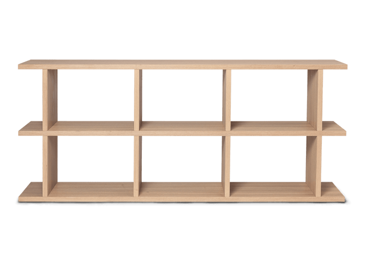 Kona Bookcase - 3x2 - Ferm Living - Shelving - Natural Oak Veneer - HORNE