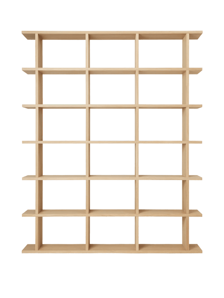 Kona Bookcase - 3x6 - Ferm Living Shelving - Natural - HORNE