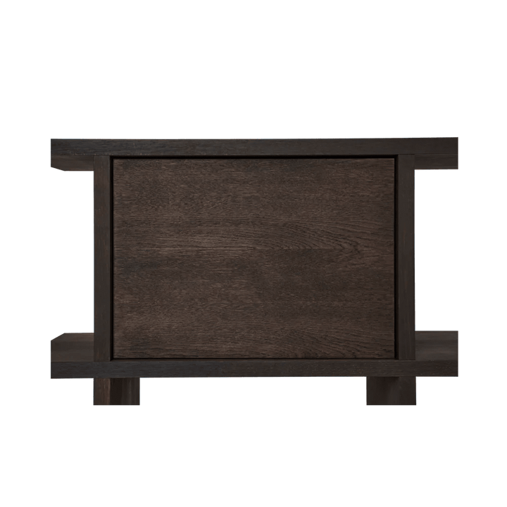 Kona Bookcase Cabinet Insert - Ferm Living Shelving - Dark Stained - HORNE