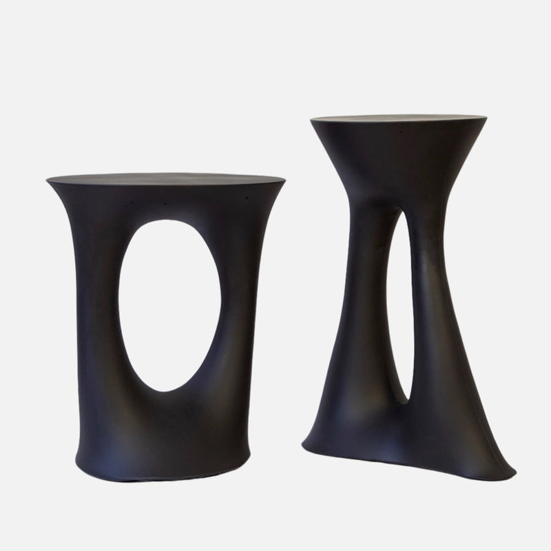 Kreten Side Table Pair - Black - Souda Tables + Desks - HORNE