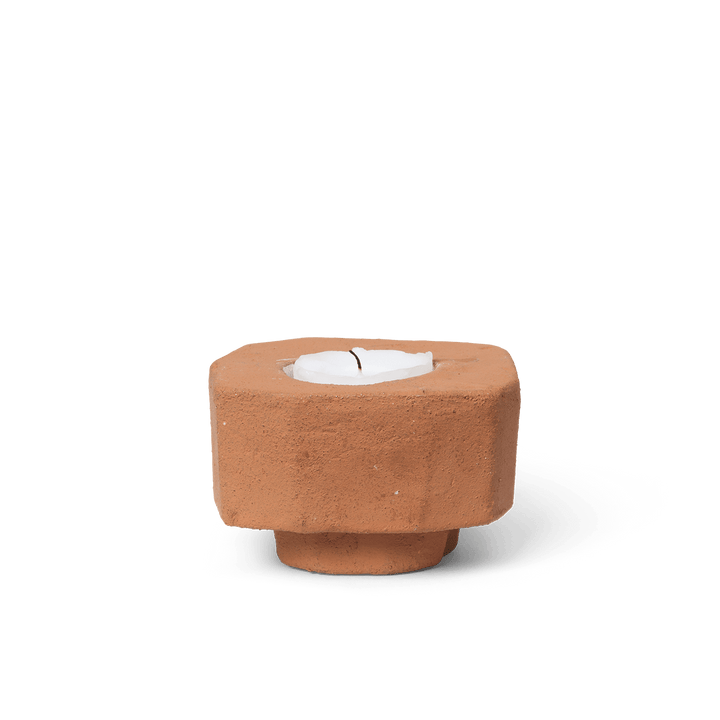 Kurinu Candle Holder - Ferm Living - Candle Holders - White - HORNE
