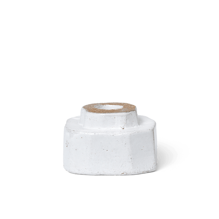 Kurinu Candle Holder - Ferm Living - Candle Holders - White - HORNE
