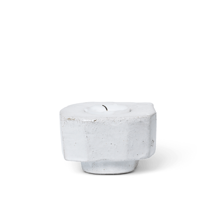 Kurinu Candle Holder - Ferm Living - Candle Holders - White - HORNE