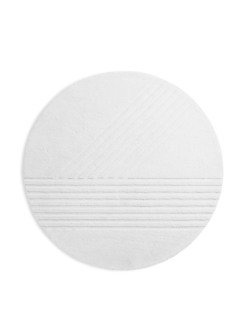 Kyoto rug - Woud Rugs - Grey - Ø200 - HORNE