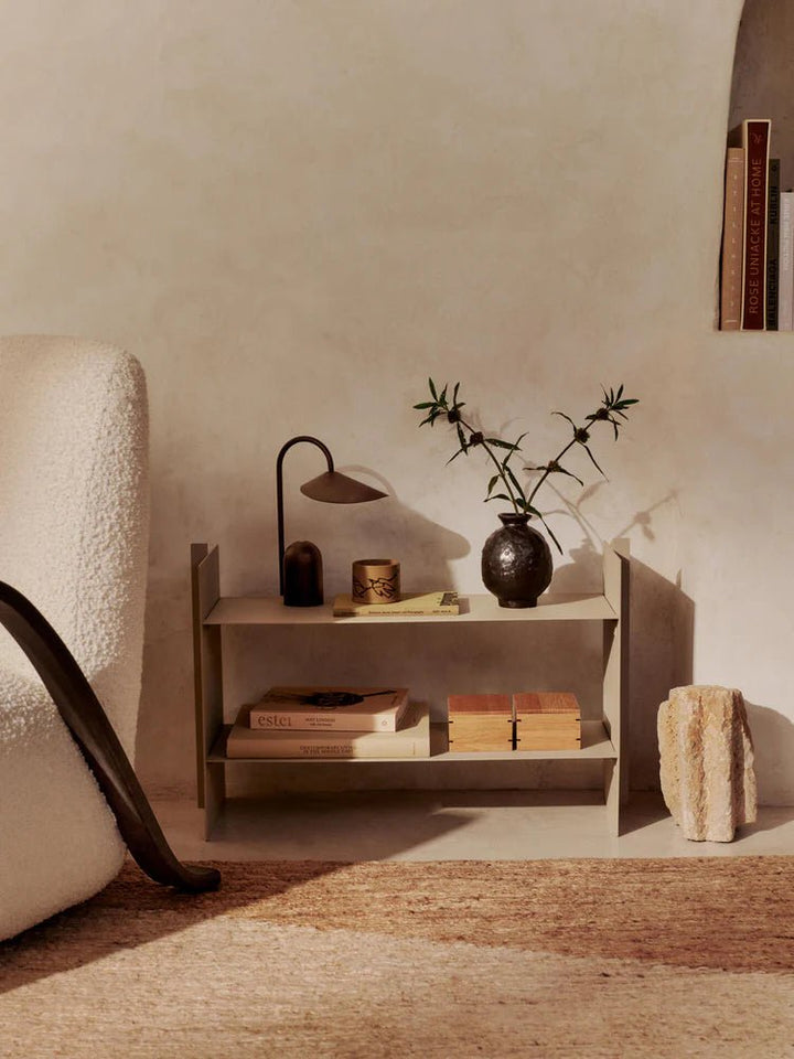 Lager Low Rack - Ferm Living Shelving - Cashmere - HORNE
