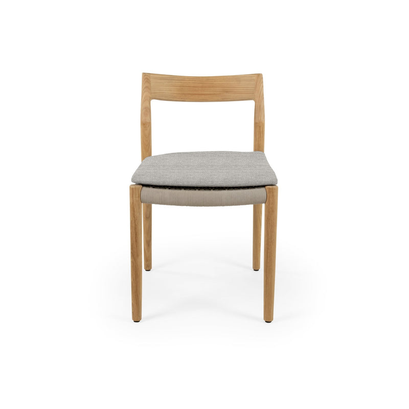 Lago Side Chair - BETACO Chairs - Grey Rope / Teak - HORNE
