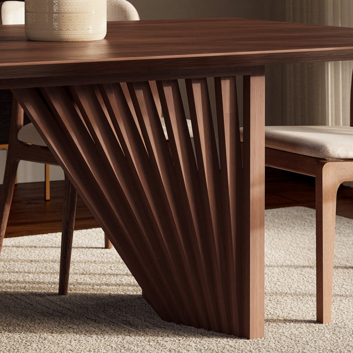 Laguna Wooden Dining Table - Urbia Tables - Nogal - HORNE