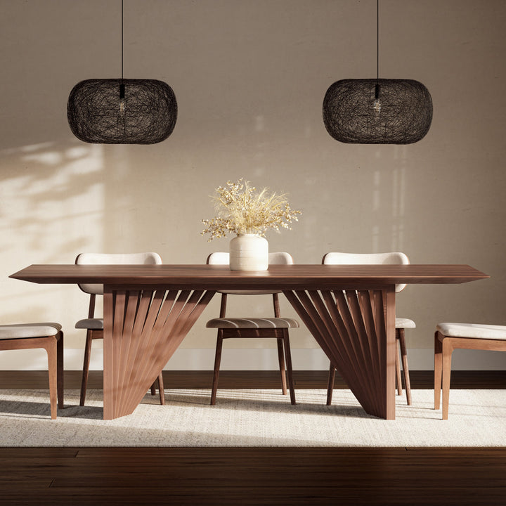 Laguna Wooden Dining Table - Urbia Tables - Nogal - HORNE