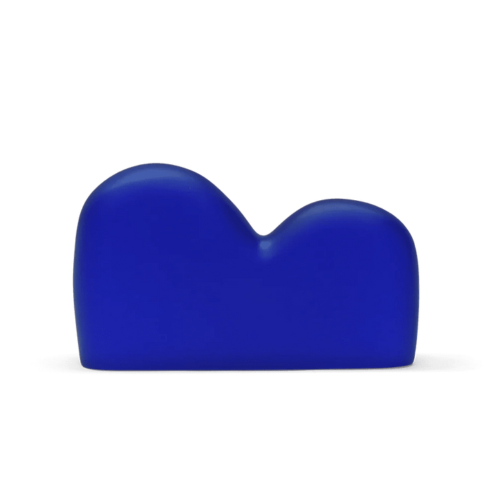 Landscape Double Mountain - Tina Frey Decorative Objects - Cobalt Blue - HORNE