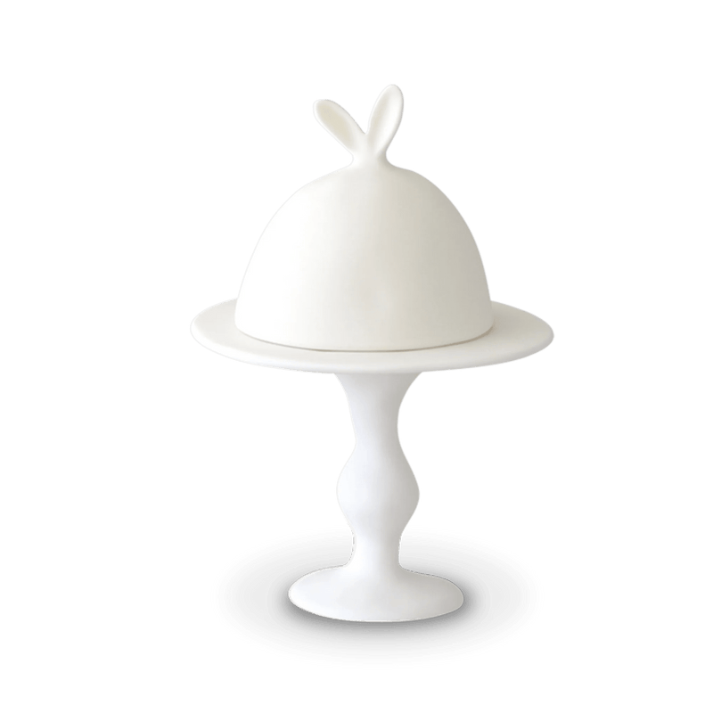 Lapin Domed Cake Stand - Tina Frey Decorative Objects - Large - White - HORNE