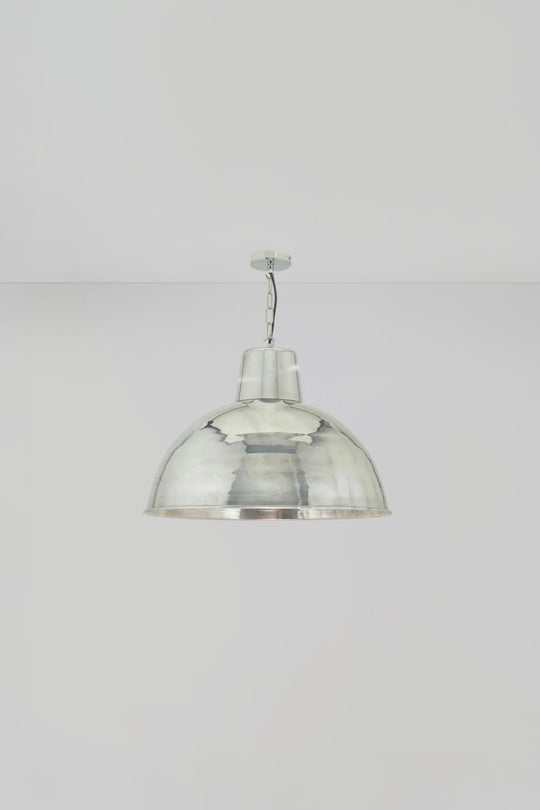 Large Spun Reflector - Davey Lighting Pendants - Polished Aluminium - HORNE