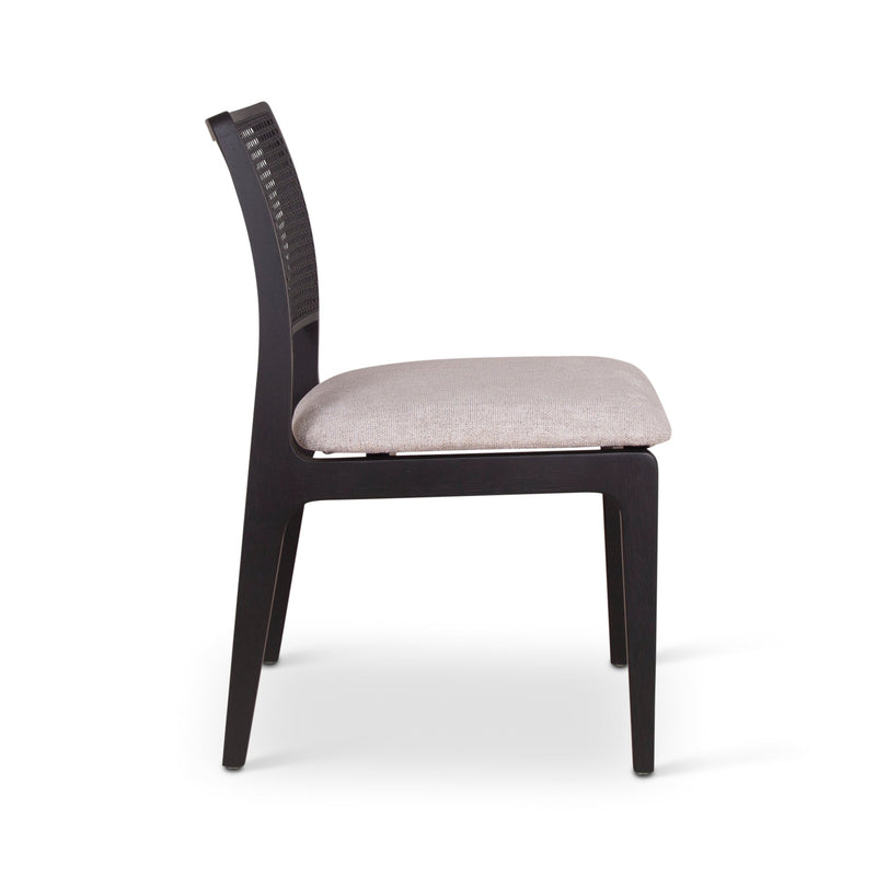 Larissa Cane Side Chair - Urbia Chairs - Harvest Jute Ebano - HORNE