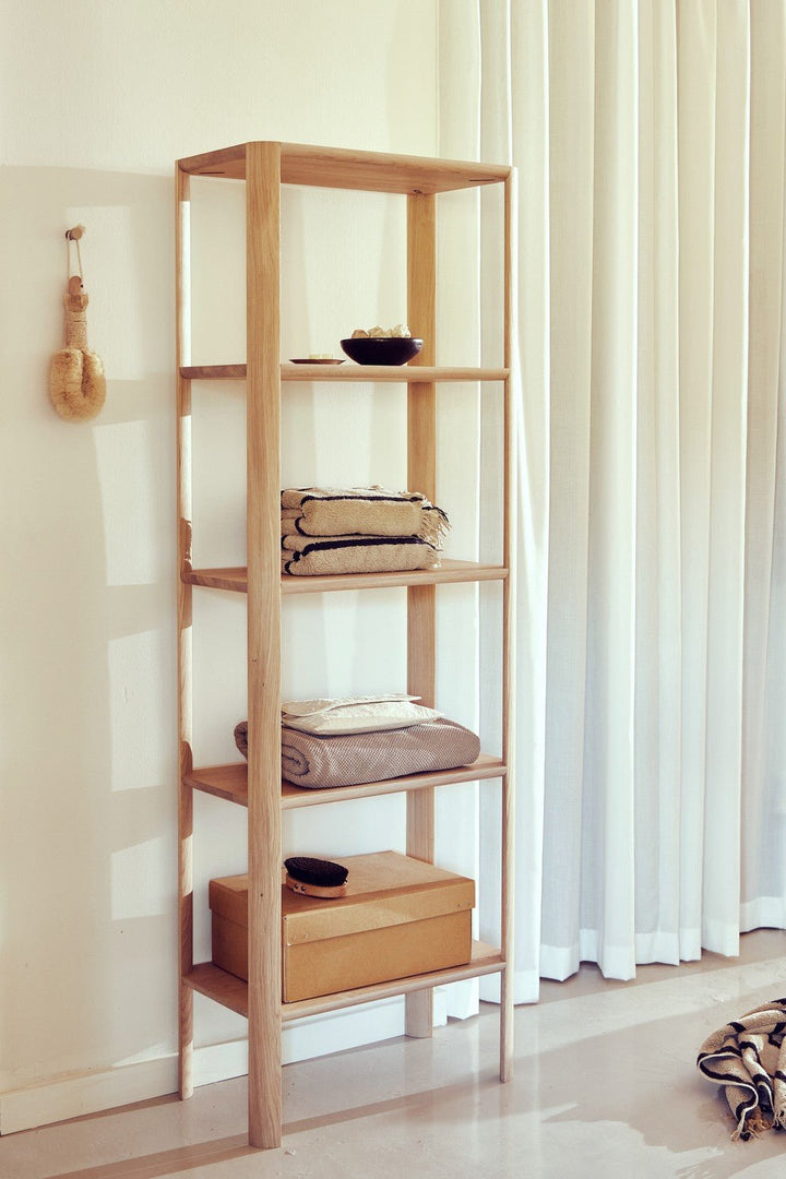 Leaf Shelf 0.5×5 - Form & Refine Shelving - White Oak - HORNE