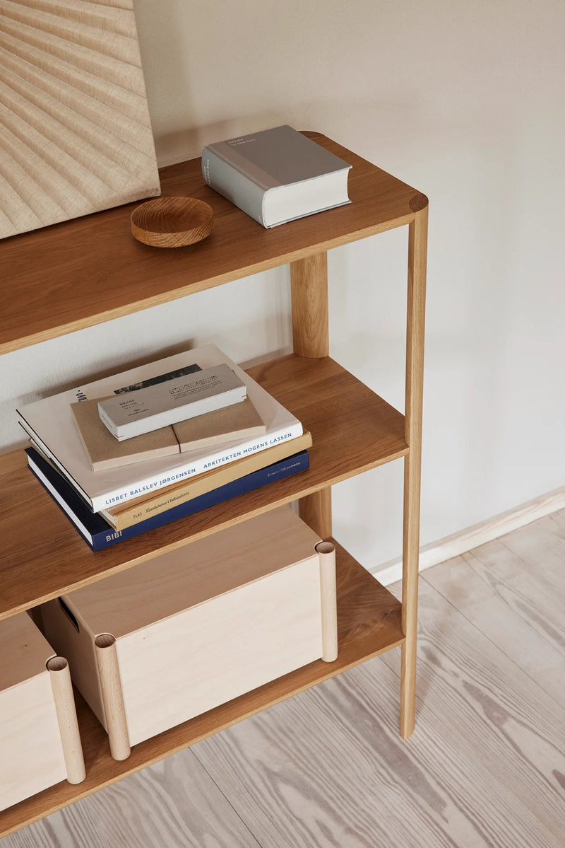 Leaf Shelf 1×3 - Form & Refine Shelving - White Oak - HORNE