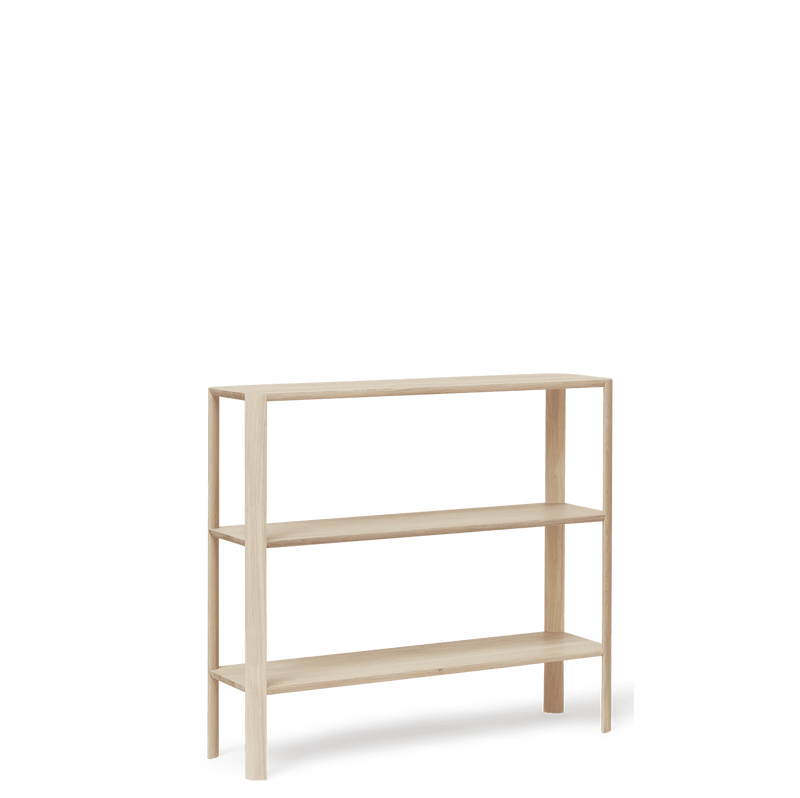 Leaf Shelf 1×3 - Form & Refine Shelving - White Oak - HORNE