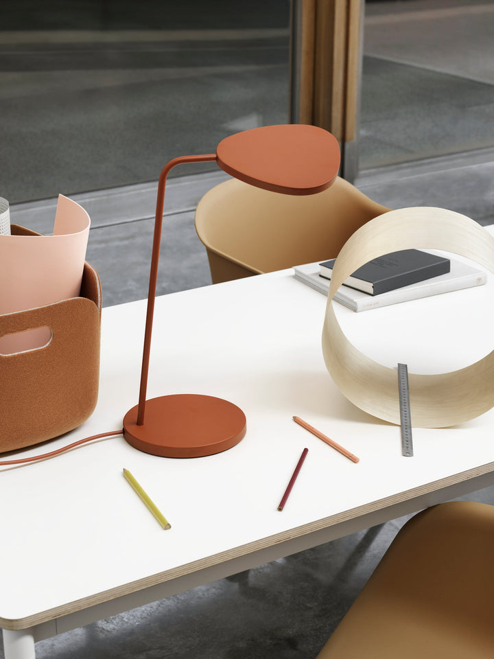 Leaf Table Lamp - Muuto Table + Task - Dark Green - HORNE