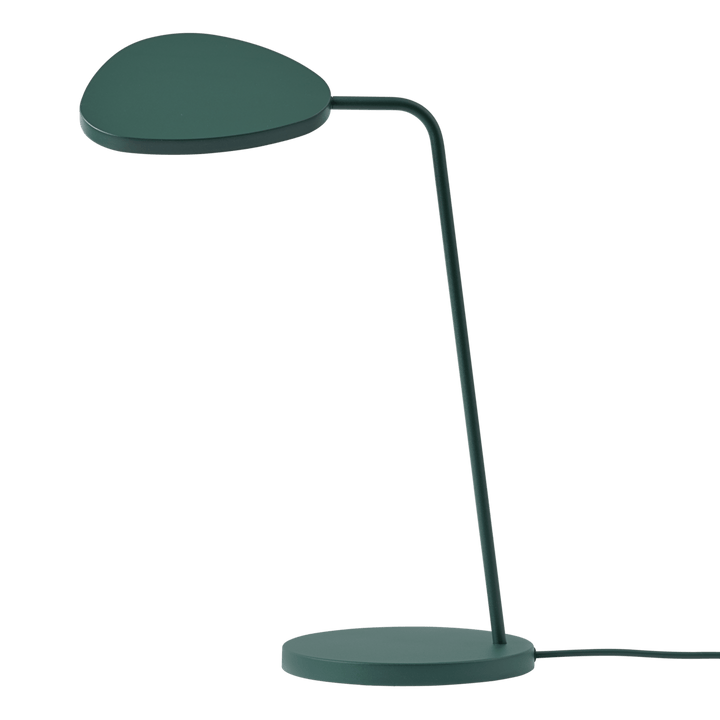 Leaf Table Lamp - Muuto Table + Task - Dark Green - HORNE