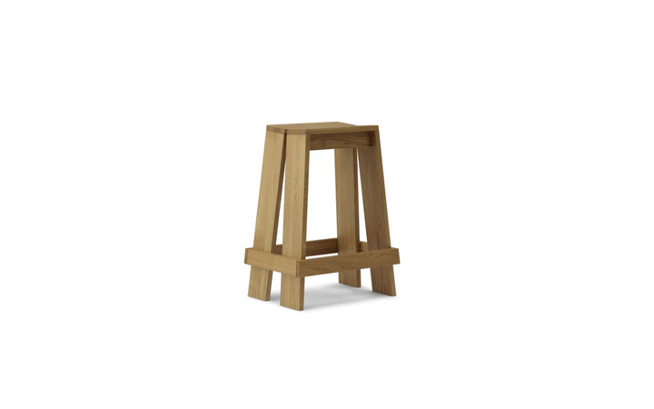 Let Barstool 65 cm - Normann Copenhagen Barstools - Oak - HORNE