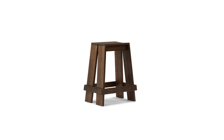 Let Barstool 65 cm - Normann Copenhagen Barstools - Brown Stained Ash - HORNE