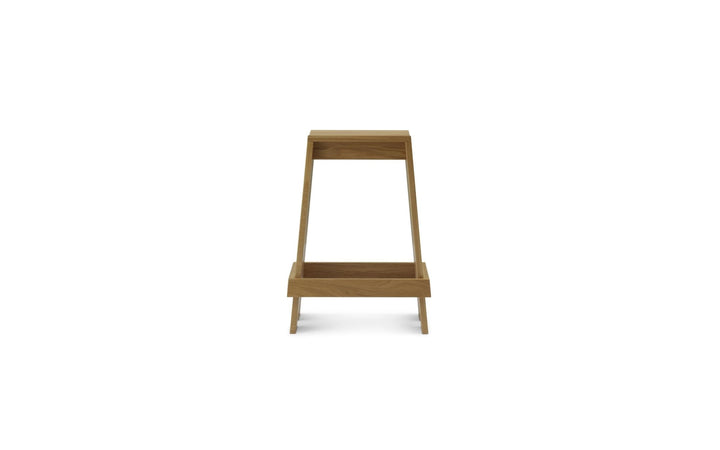 Let Barstool 65 cm - Normann Copenhagen Barstools - Brown Stained Ash - HORNE