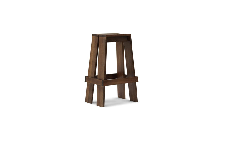 Let Barstool 75 cm - Normann Copenhagen Barstools - Brown Stained Ash - HORNE