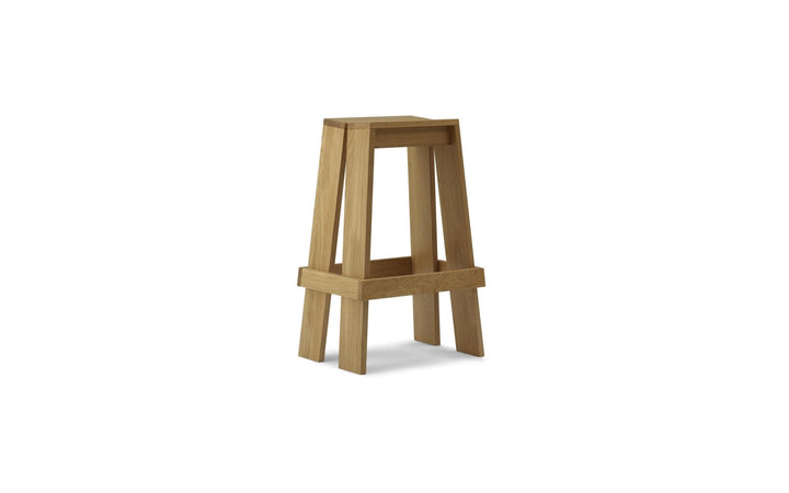 Let Barstool 75 cm - Normann Copenhagen Barstools - Oak - HORNE