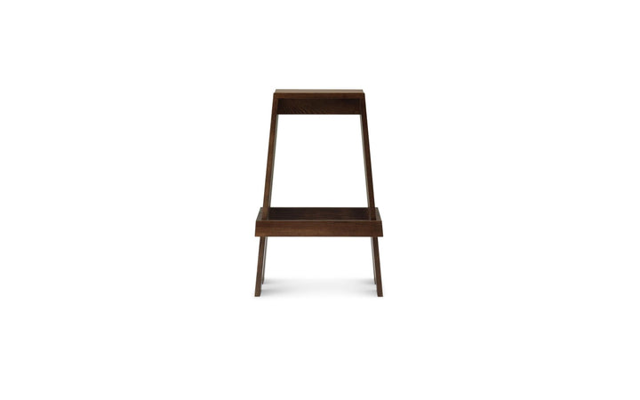 Let Barstool 75 cm - Normann Copenhagen Barstools - Brown Stained Ash - HORNE