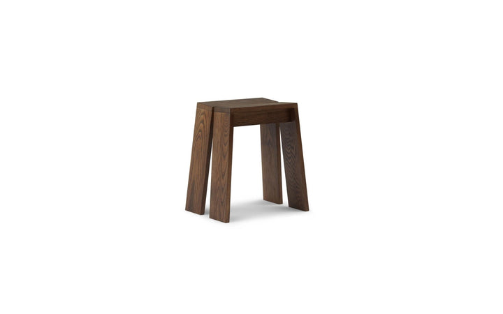 Let Stool - Normann Copenhagen Poufs & Stools - Brown Stained Ash - HORNE