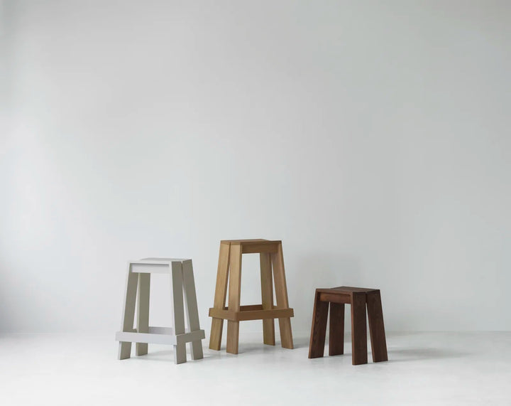 Let Stool - Normann Copenhagen Poufs & Stools - Brown Stained Ash - HORNE