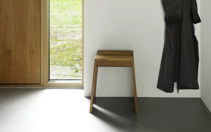 Let Stool - Normann Copenhagen Poufs & Stools - Brown Stained Ash - HORNE