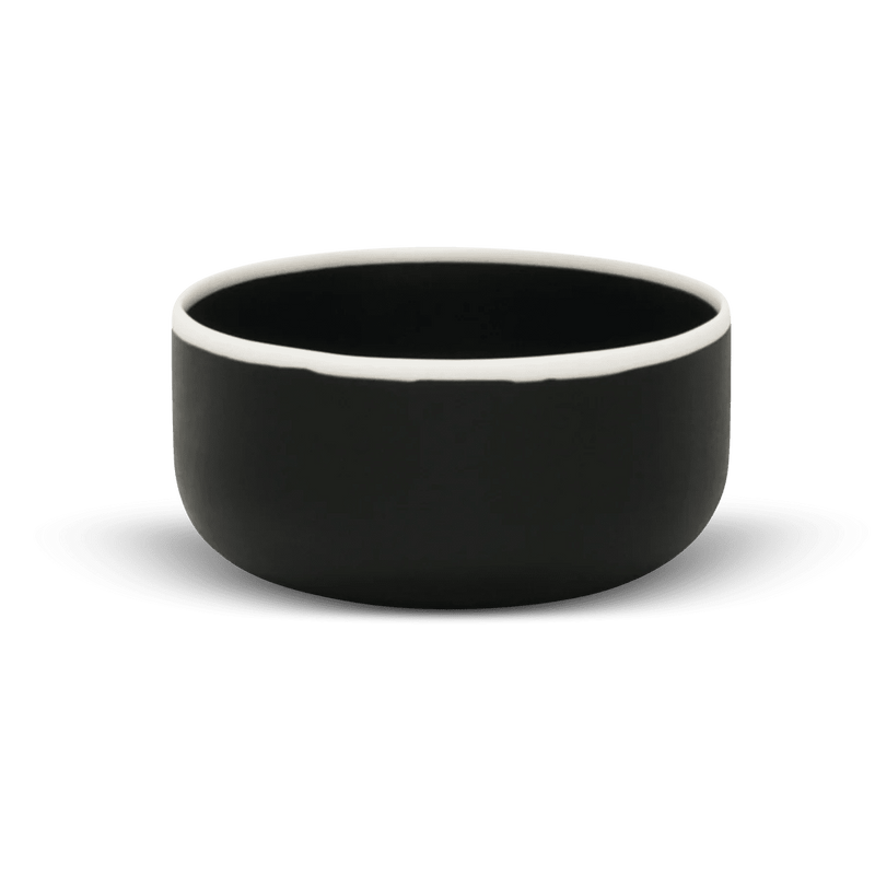Ligne Bowl - Tina Frey Serveware - Petite - White With Black Rim - HORNE