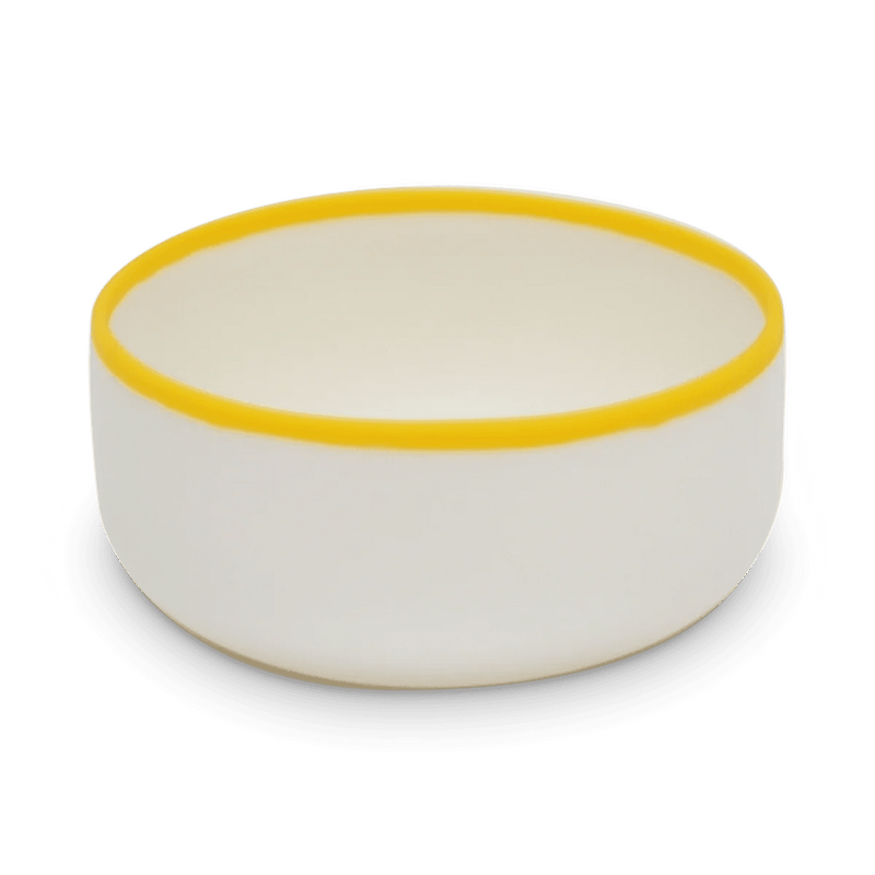 Ligne Bowl - Tina Frey Serveware - Petite - White With Black Rim - HORNE