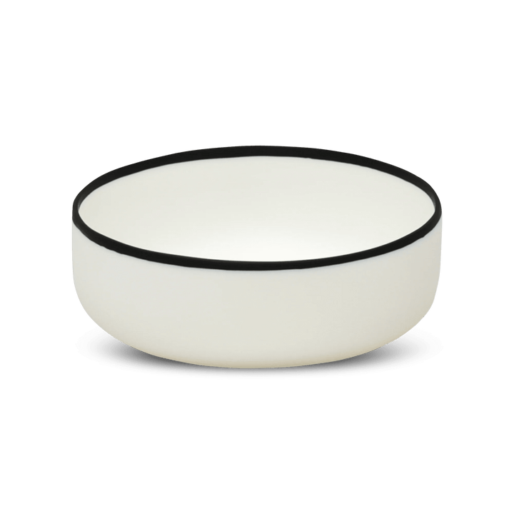 Ligne Bowl - Tina Frey Serveware - Medium - White With Black Rim - HORNE