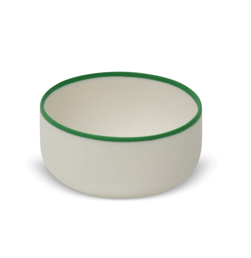 Ligne Bowl - Tina Frey Serveware - Petite - White With Black Rim - HORNE