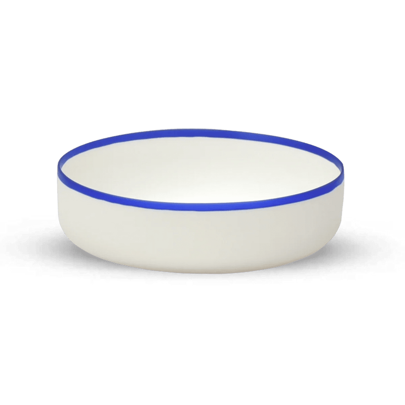 Ligne Bowl - Tina Frey Serveware - Petite - White With Black Rim - HORNE