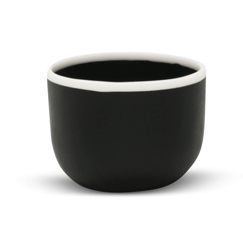 Ligne Bowl - Tina Frey Serveware - Petite - White With Black Rim - HORNE