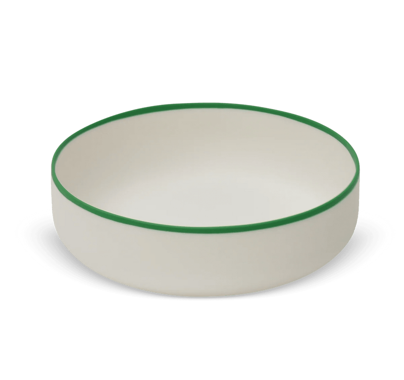 Ligne Bowl - Tina Frey Serveware - Petite - White With Black Rim - HORNE