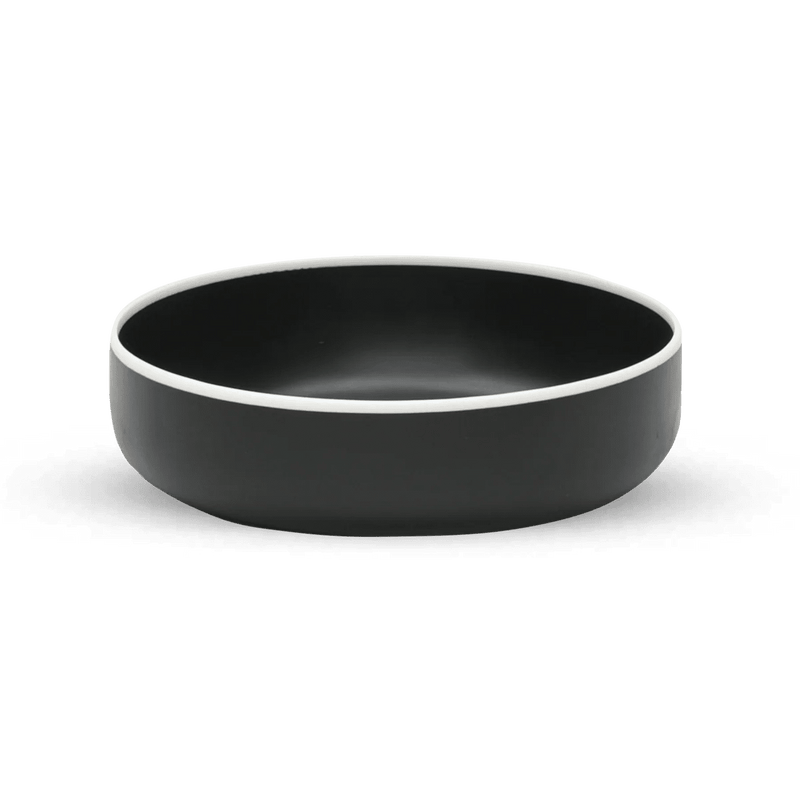 Ligne Bowl - Tina Frey Serveware - Petite - White With Black Rim - HORNE