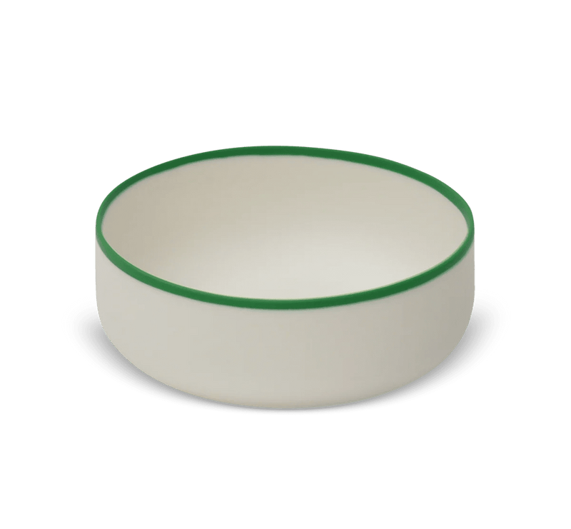 Ligne Bowl - Tina Frey Serveware - Petite - White With Black Rim - HORNE