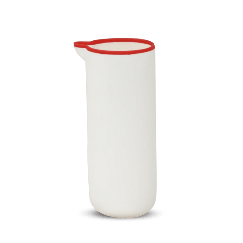 Ligne Carafe - Tina Frey Serveware - White With Black Rim - HORNE