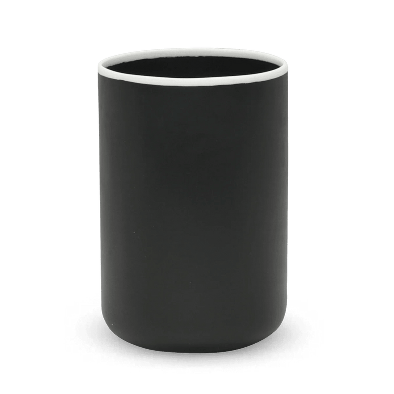 Ligne Champagne Cooler - Tina Frey Serveware - White With Black Rim - HORNE