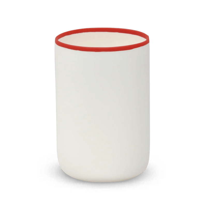 Ligne Champagne Cooler - Tina Frey Serveware - White With Black Rim - HORNE