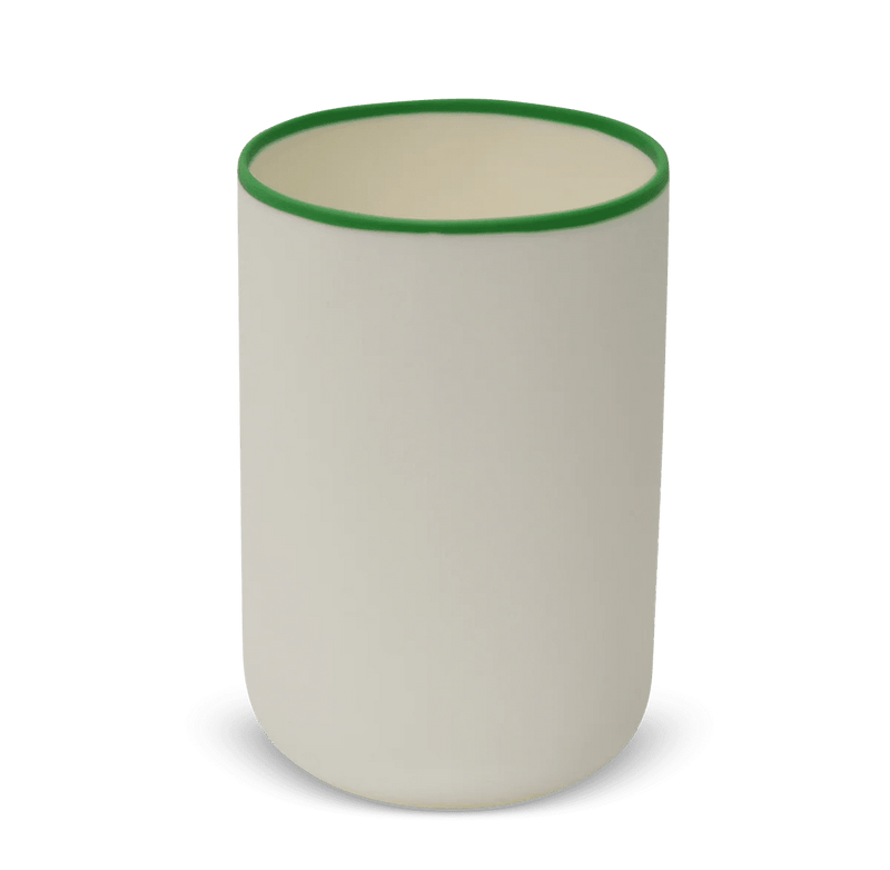 Ligne Champagne Cooler - Tina Frey Serveware - White With Black Rim - HORNE